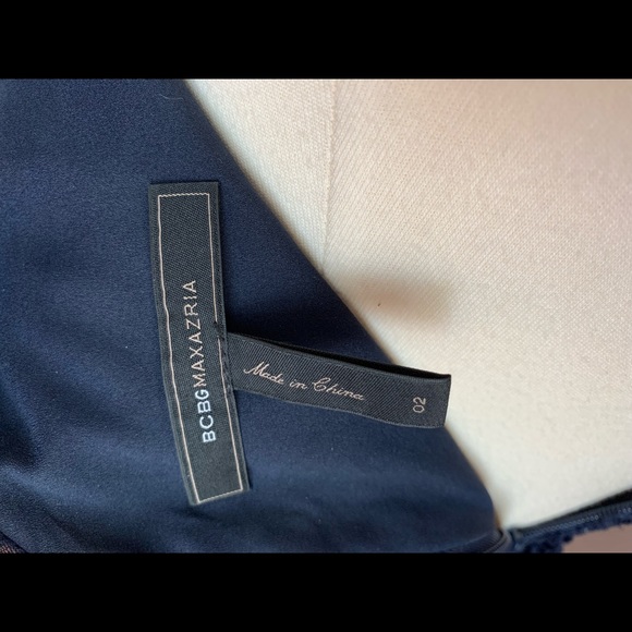 BCBG Marissa Rosette Embellished Sheath Dress - Picture 7 of 8